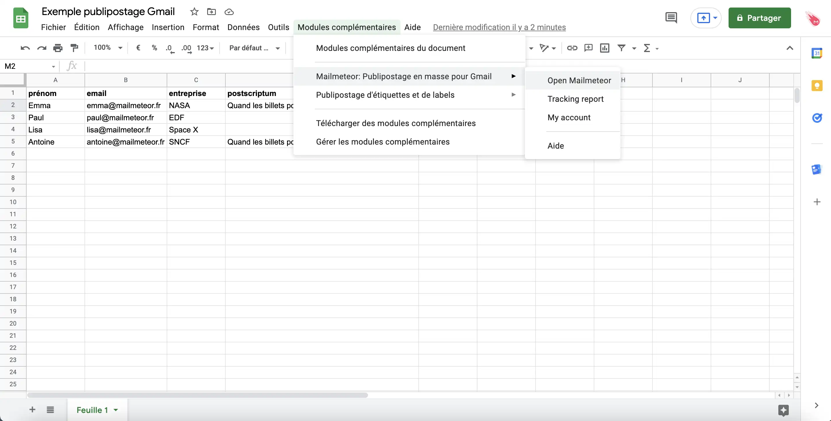 Abrir Mailmeteor