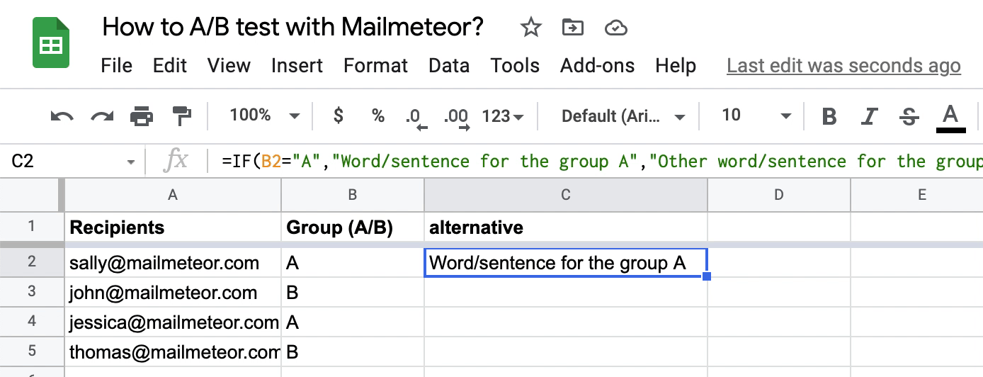 Replicating a formulae in Google Sheets