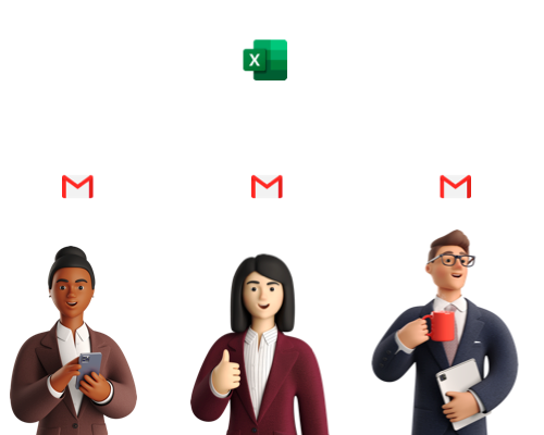 How to create a mail merge in Gmail from an Excel file?